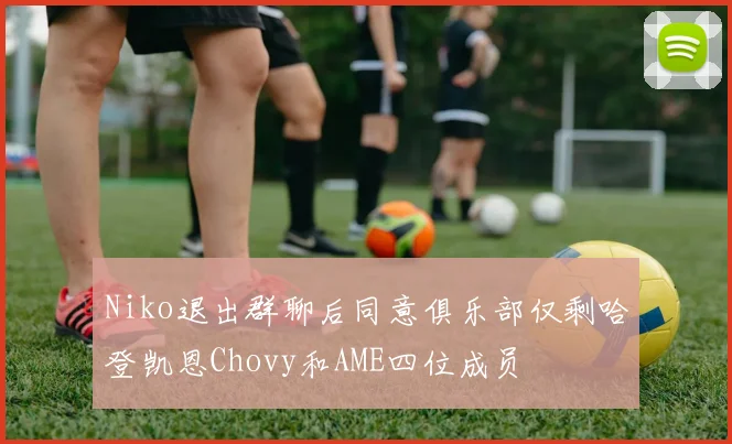 Niko退出群聊后同意俱乐部仅剩哈登凯恩Chovy和AME四位成员